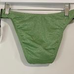 Shade & Shore Women’s Low Coverage Cheeky Bikini Bottom Green Size Medium NWT Photo 4
