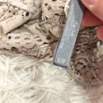 Aerie Lace Floral Racerback Bralette Tan Size Small Photo 5