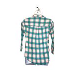 Lauren James Boyfriend Flannel PINK & GREEN Shirt size medium Photo 5