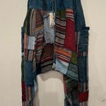 Kathmandu Imports Patchwork Harem Pants - Multicolor by Kathmandu One Size Fits S-XL Photo 0
