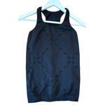 Ivy Park  black lasercut racerback athletic tank size s/m Photo 2