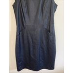 Vintage VTG SAS Sportswear Black Leather Dress Cowgirl Western Retro Femme 10 Photo 2