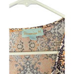 Veronica M . Women Orange White Kimono Long Sleeves Romper Size XS Photo 2