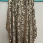 Anthropologie  Zebra Shimmer Halter Blouse Size‎ S Photo 0