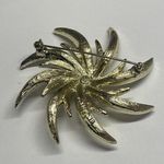 Vintage Signed Costume Brooch Pin Gold Tone / Rhinestone Sarah Coventry Photo 6