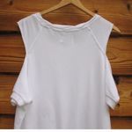 Pam & Gela NWT  White Top Sweat Shirt Photo 5