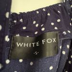 White Fox Boutique White Fox Polka Dot Mini Dress sleeveless ruffle tie bow back v-neck lightweight Photo 6