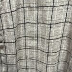 Flax  Beige and Black Plaid Check Linen Summer Jacket, Size M Photo 6