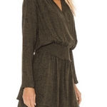 Rails  Jasmine Speckled Tiered Mini Dress in Olive Green Small Photo 0