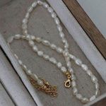 Fresh Water Pearl Necklace, Pearl Choker, Pearl Necklace White Photo 0