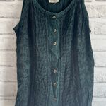 Magic Green button down tank top, Free Size, with beautiful design and bow on the back Photo 3