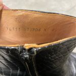 Raphael de la Forre Vintage Black Leather Western Dress Boots Size 8M Spain Photo 1