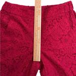 J.Crew  Red Lace Easy Pants Photo 4