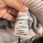 Harper  Women Cream and Gray Striped Crewneck Sweater Photo 2