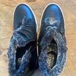 Coconuts by Matisse  Black Ankle Boots with Fur Trim Photo 0