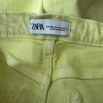 ZARA  High Rise Cropped Flare Jeans Yellow Women Size‎ 8 Mex 30 Eur 40 NWT Photo 7