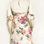 Honey Belle Halter Cold Shoulder Ruffle Floral Boho Dress Photo 2