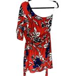 DR2 One Shoulder Floral Dress‎ M Blue Size M Photo 3
