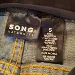 SONG Maternity Denim Capris Small Blue Photo 6