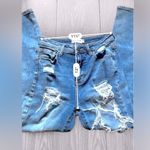 Cello  Women’s Ripped Distressed Blue Denim Jeans Photo 5