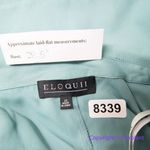 Eloquii New! long sleeve V neck ruffle cuff shirt, women plus size 20 Photo 6