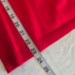 JM Collection  Button-Sleeve Red holiday Crewneck Sweater size small petite Photo 6