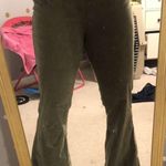 Belk Green velvet flare pants Photo 0