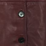 Rachel Parcell Red Grape Leather Button
Front Pencil Skirt XXS Photo 7