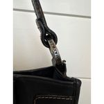 BCBGMAXAZRIA Black Leather Shoulder Bag Womens Stylish Chic Hobo Purse Photo 1