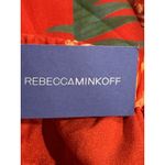 Rebecca Minkoff Women's Red Floral Faith Off Shoulder Top Size Large Tropical Photo 6