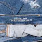 American Eagle  Highest Rise ’90s Boyfriend Shorts Women’s 2 Distressed Denim Photo 6