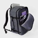 Open story travel backpack Gray Photo 1