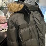 Jessica Simpson  Dark Green Down Puffer Jacket Size Large Photo 4