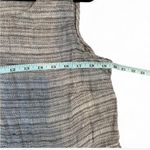 J. Jill Pure grey Linen Faux Wrap Shift Dress tunic Normcore Sz M Gray Size M Photo 2