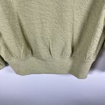 Lululemon Textured Crewneck Sweater Pullover Dew Green Oversized Sweatshirt SZ 2 Photo 4