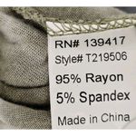 Piko  Tie-Dye Y2K Rhinestone Heart Print Top Womens Size S Oversized Green Boho Photo 5