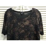 Chances R Short Sleeve Scoop Neck‎ Size XL Lacey Cut Photo 2