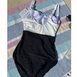 NWT, Eomenie, One Piece Bathing Suit, Black and White, Size S Photo 3