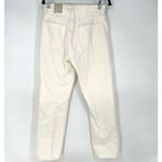 St. Agni High Rise Straight Jeans White Cream Women's Size 29 Button Fly Photo 1