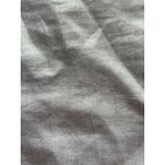 Shoshanna  Linen Shift Dress Womens 12 Beige Gold Metallic Pleated Photo 2