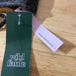 Wild Fable  Women's Black Lurex High Neck Halter Bikini Top - Size Small - NWT Photo 7