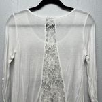 Rhinestone Flowy Womens Top Small Rockabilly Punk Chaotic Academia Streetwear White Photo 6