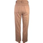 Aritzia Wilfred Free Tan Straight Leg High Rise Cropped Casual Pants Size 0 Photo 2
