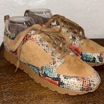 G.I.L.I Got it Love it Janna Snakeskin Print Lace Up Platform Sneaker Shoes Multiple Size 11 Photo 1