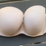 38DD Strapless Padded Nude Bra Tan Size 38 E / DD Photo 0