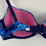 PINK - Victoria's Secret  Blue Tie Dye Wear Everywhere Lightly Lined Bra NEW Photo 6