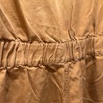 joe's jeans  Ruffle sleeve Romper Tan Button-Up Front size Large Photo 6