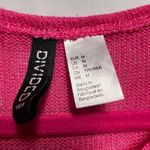 H&M Divided by Fuchsia Pink Crochet Hem Sweater Size Medium Photo 3