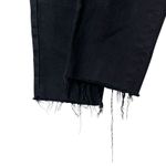 Levi's Levi’s Premium Wedgie High Rise Straight Leg Frayed Hem Black Jeans Women’s 28 Photo 6