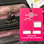 Ed Hardy NWT  Clear Cosmetic Bag Set with Tattoo Design 4 Pieces Photo 1